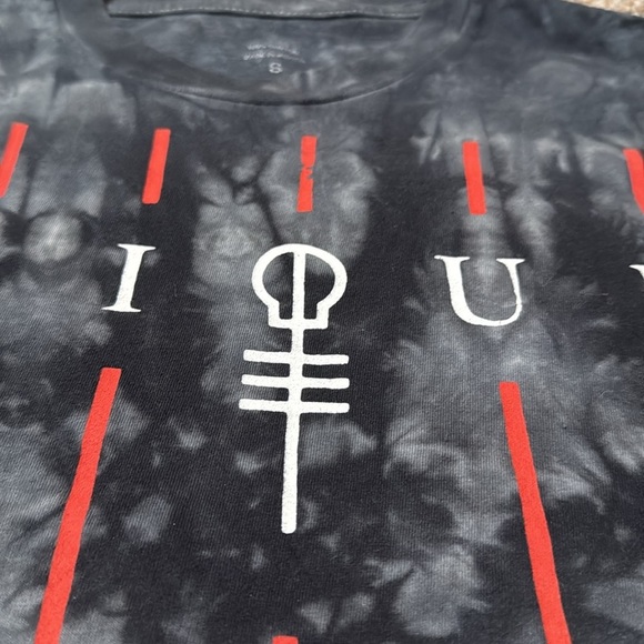 Twenty One Pilots Acid Wash Skeleton Clique T-Shirt - Picture 4 of 4